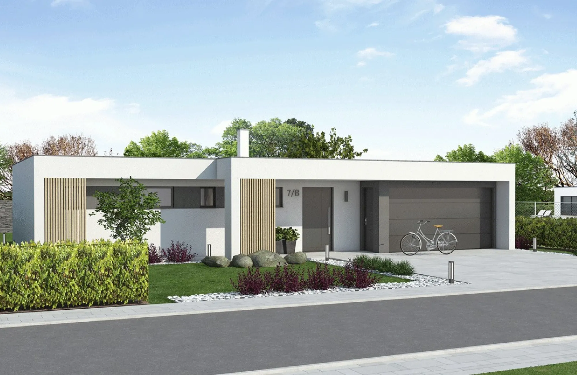 Dům 512 - Moderní bungalov, modulový, garáž