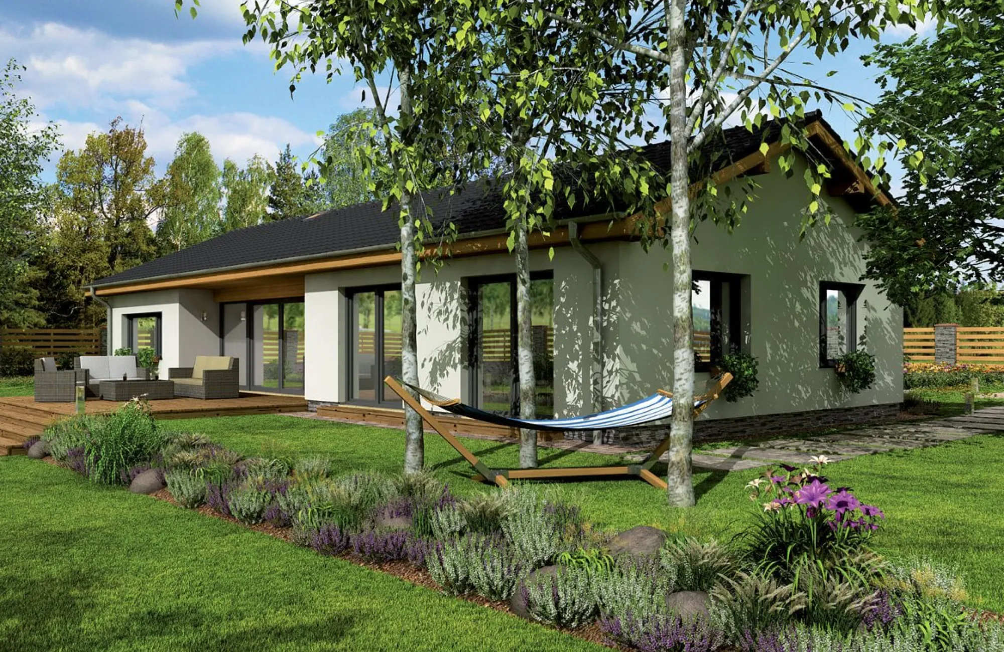 Dům 551 - Moderní bungalov 5kk, terasa