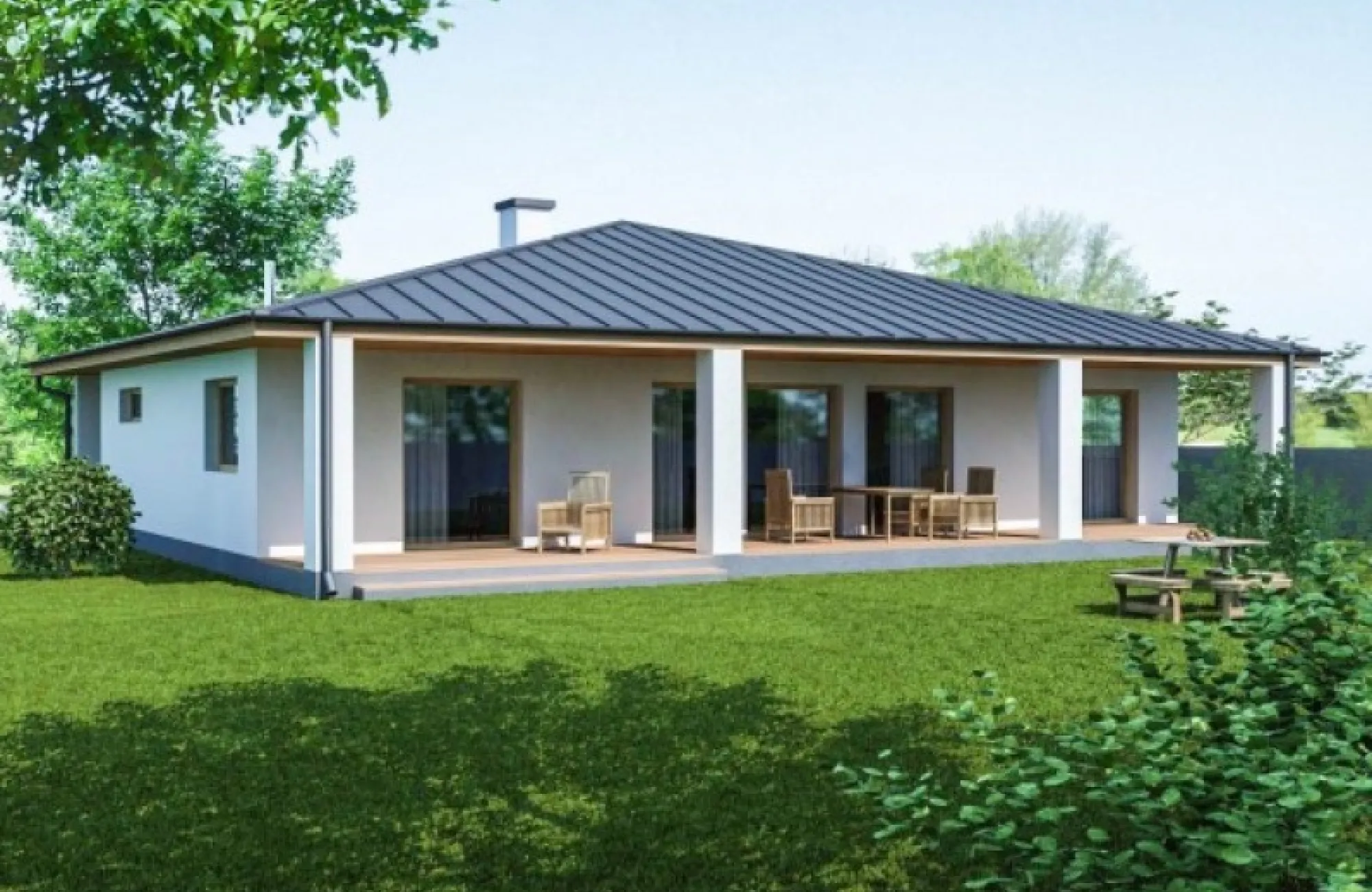 Dům 362 - Moderní bungalov 4kk, terasa